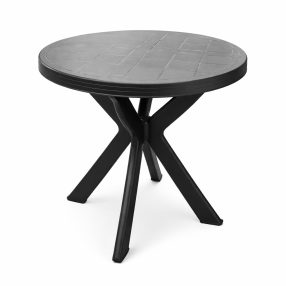 Don 70 cm kerek asztal antracit