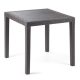 King asztal rattan hatású antracit 79x79x72 cm