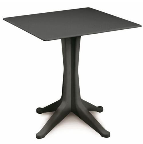 Ponente asztal 70x70 cm antracit