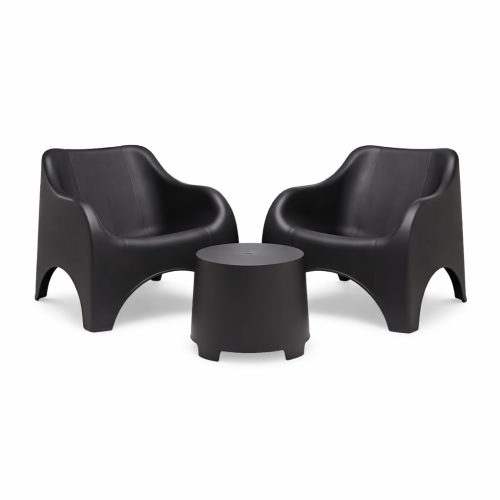 Cloud kerti bútor szett antracit 2 fotel + 1 asztal