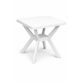 Reno kerti asztal fehér 70 x 70 cm 