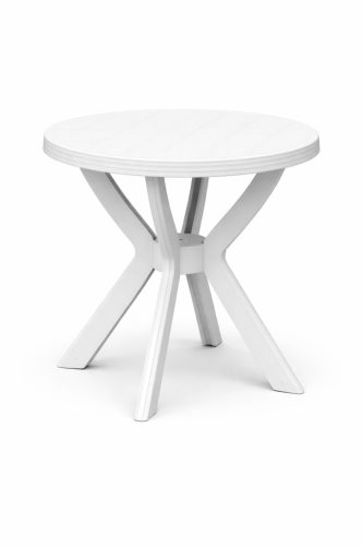 Don kerti kerek asztal fehér 70 cm 
