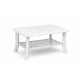 Niso kerti asztal fehér 90 x 60 x 46 cm 