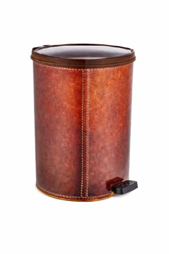 Pedálos szemetes  kivehető betéttel, elegáns bőrhatású kivitel  20 L D009