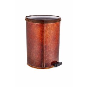   Pedálos szemetes  kivehető betéttel, elegáns bőrhatású kivitel 11 L  D010