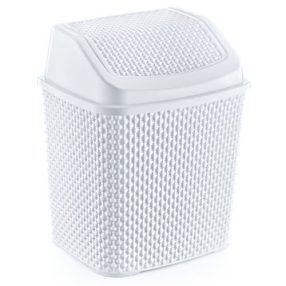 Rattan hatású billenős szemetes 6,2L N009