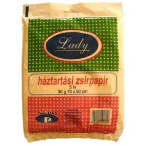 Zsírpapír Lady 5 Ív