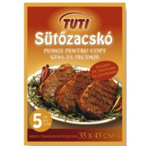 Tuti Sütőfólia Steak 35X43Cm 5Db.