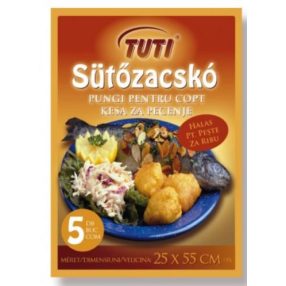 Tuti Sütőfólia Halas 25X55 Cm 5Db.