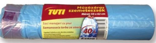 Húzózáras Szemetes 40L./15Db.