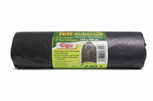 TUTI kukazsák 240L GIGA 5 db/tekercs