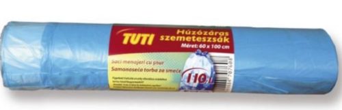 Tuti Húzózáras Szem.Zsák 110L.Extra