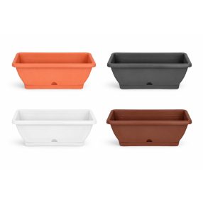 Balkonláda 40 cm tálcával 