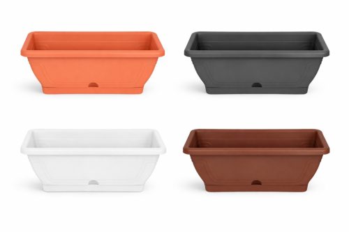 Balkonláda 40 cm tálcával 