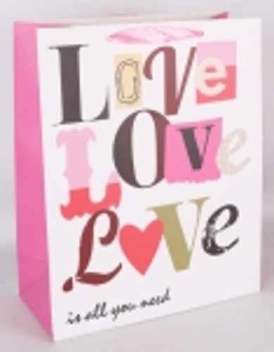 Papírtasak 26X32Cm Love Love