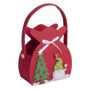 Filc Szütyő Pir+Fenyőfa+Manó