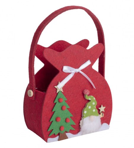 Filc Szütyő Pir+Fenyőfa+Manó