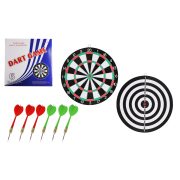 Darts Tábla Flock+Met+6Tű