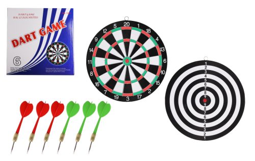 Darts Tábla Flock+Met+6Tű
