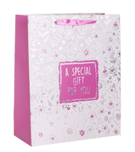 Papírtasak M+Hs.Feh/Pink Sp.