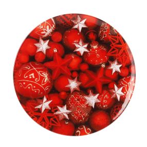 Üv.Tál Kör.Pir.Dísz+Csillag