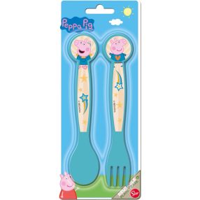 Műa.Peppa Pig Evőeszköz*2