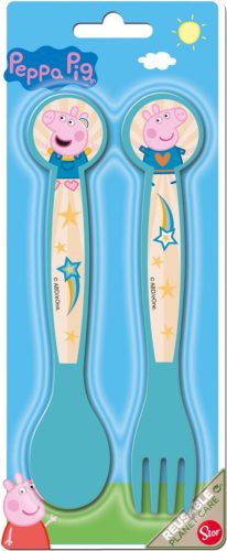 Műa.Peppa Pig Evőeszköz*2