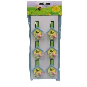 Fa Csipesz X6 P.Ház Zö/Sá