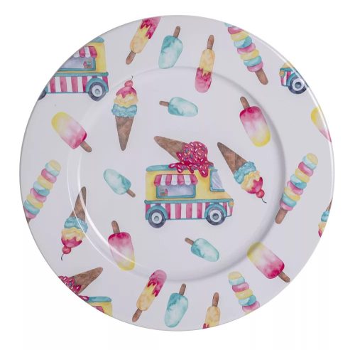 Bádog Tálca Kör Fagyis