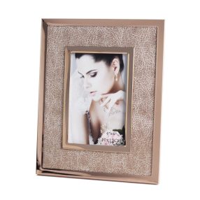 Fém+Műbőr+Fa Képtartó Ba/Rgo
