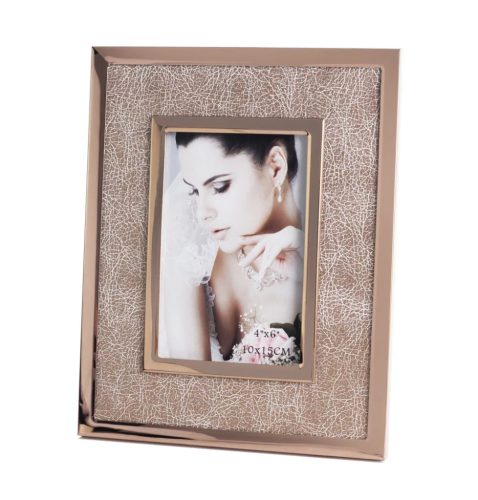 Fém+Műbőr+Fa Képtartó Ba/Rgo