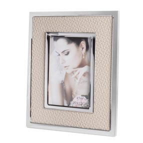 Fém+Műbőr+Fa Képtartó Kígyó