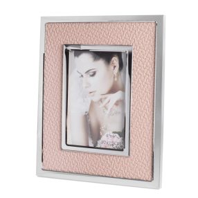 Fém+Műbőr+Fa Képtartó Kígyó