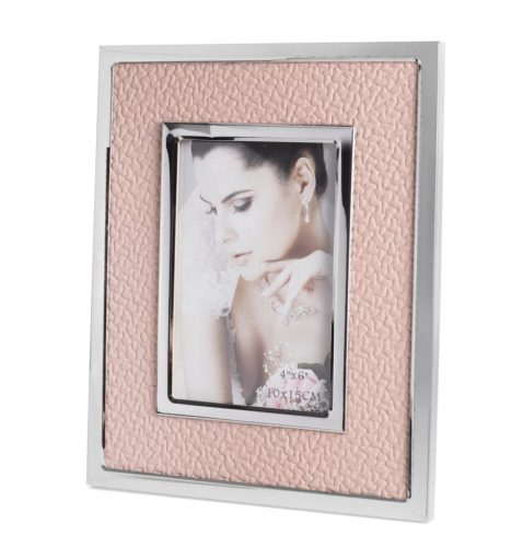 Fém+Műbőr+Fa Képtartó Kígyó