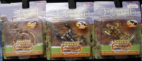 4D Puzzle Pók/Kígyó/Skorpió/