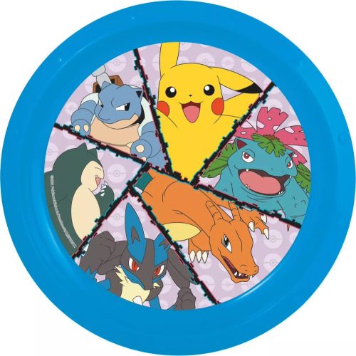 Műa. Pokemon Lapostányér