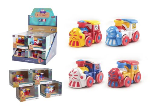 Műa Mozdony Színes 4S 8X5Cm