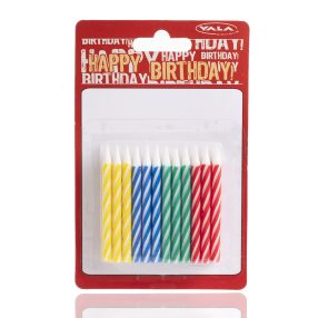 Gyertya Szülinapi*24 Színes