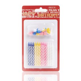 Gyertya Szülinapi*12 Színes