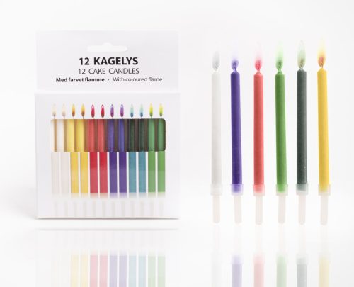 Gyertya Sznap*12 Színesláng