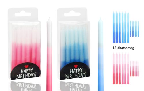 Gyertya Sznap*12 Színátm.K/R