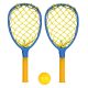 Műa.Hálós Ütő+Labda Szett