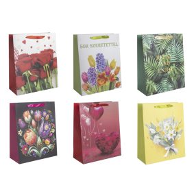 Papírtasak Virág "L" 26X32