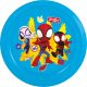 Műa. Spidey+Fr Lapostányér