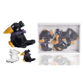 P.Varjú*6 Fekete 2X3,7Cm