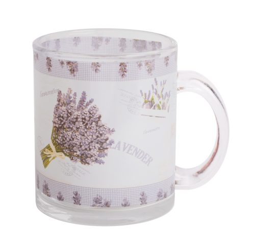 Üveg Bögre Levendula