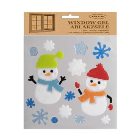 Ablakzselé 2Hóember+Hókrist