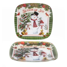 Ü.Tál Négyzet Hóemberek 20