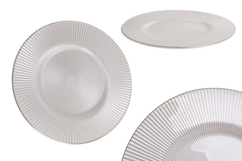 Ü.Tányér Bordás Fehér 21X1,3