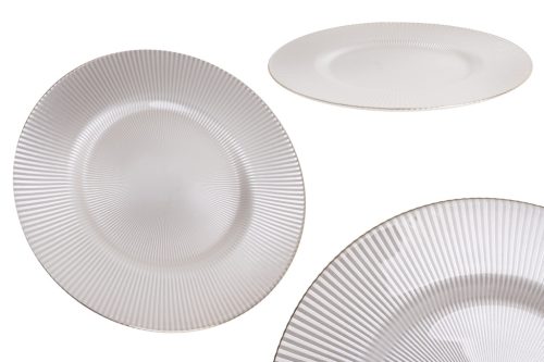 Ü.Tányér Bordás Fehér 27X1,7